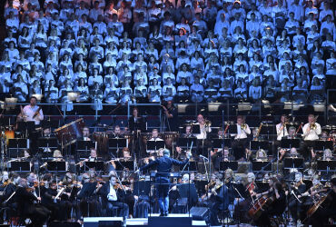 Vokalsinfonisches Konzert „Šūpulis” (Wiege)