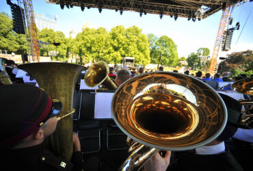 Brass Band Concert: “Time Flows Over” and Traditional Open-Air Dance Party