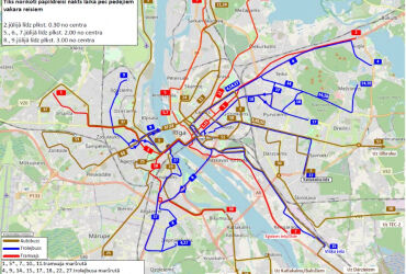 Sabiedriskā transporta papildreisi pēc atklāšanas koncerta